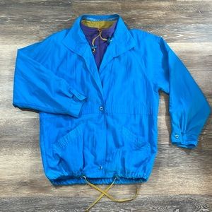Vintage 90's Atlantic Highlands Nylon Windbreaker/ Jacket